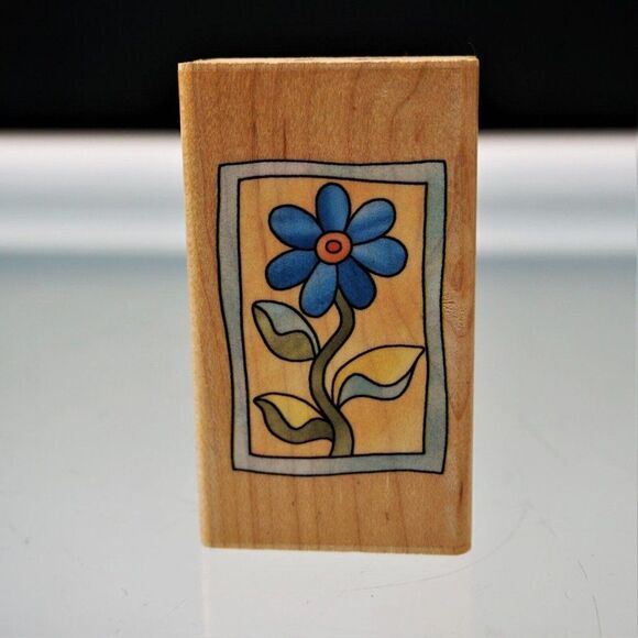 L'Amour Fleurit Stampendous Challis & Roos Inkadinkado 2 Vintage Floral Stamps - Picture 6 of 8
